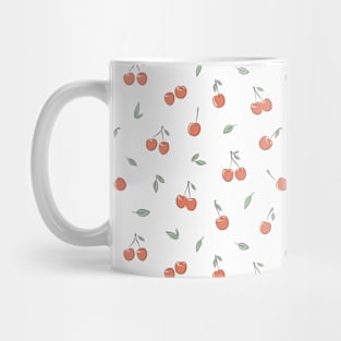 Boho Cherry Pattern Spring Cherries Mug